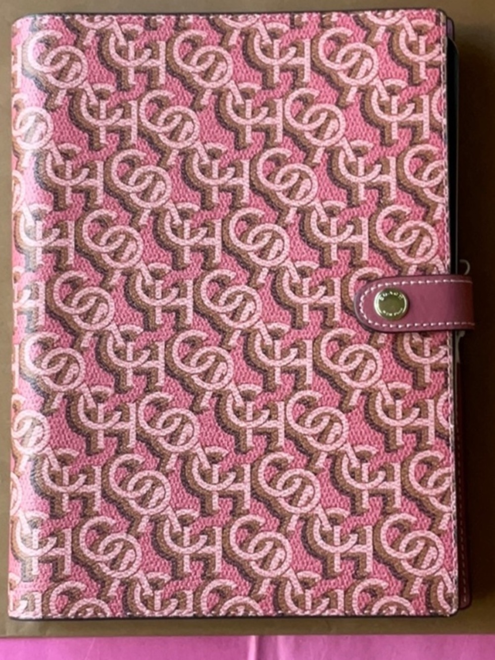 💐 COACH MONOGRAM NOTEBOOK 💐